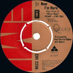 Now I'm Here — обложка сингла Queen 1974